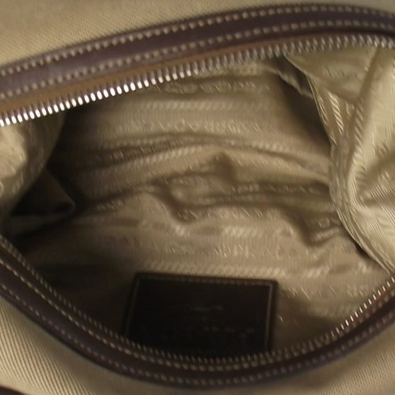 Prada Jacquard Logo Doctor Bag 10 of 10
