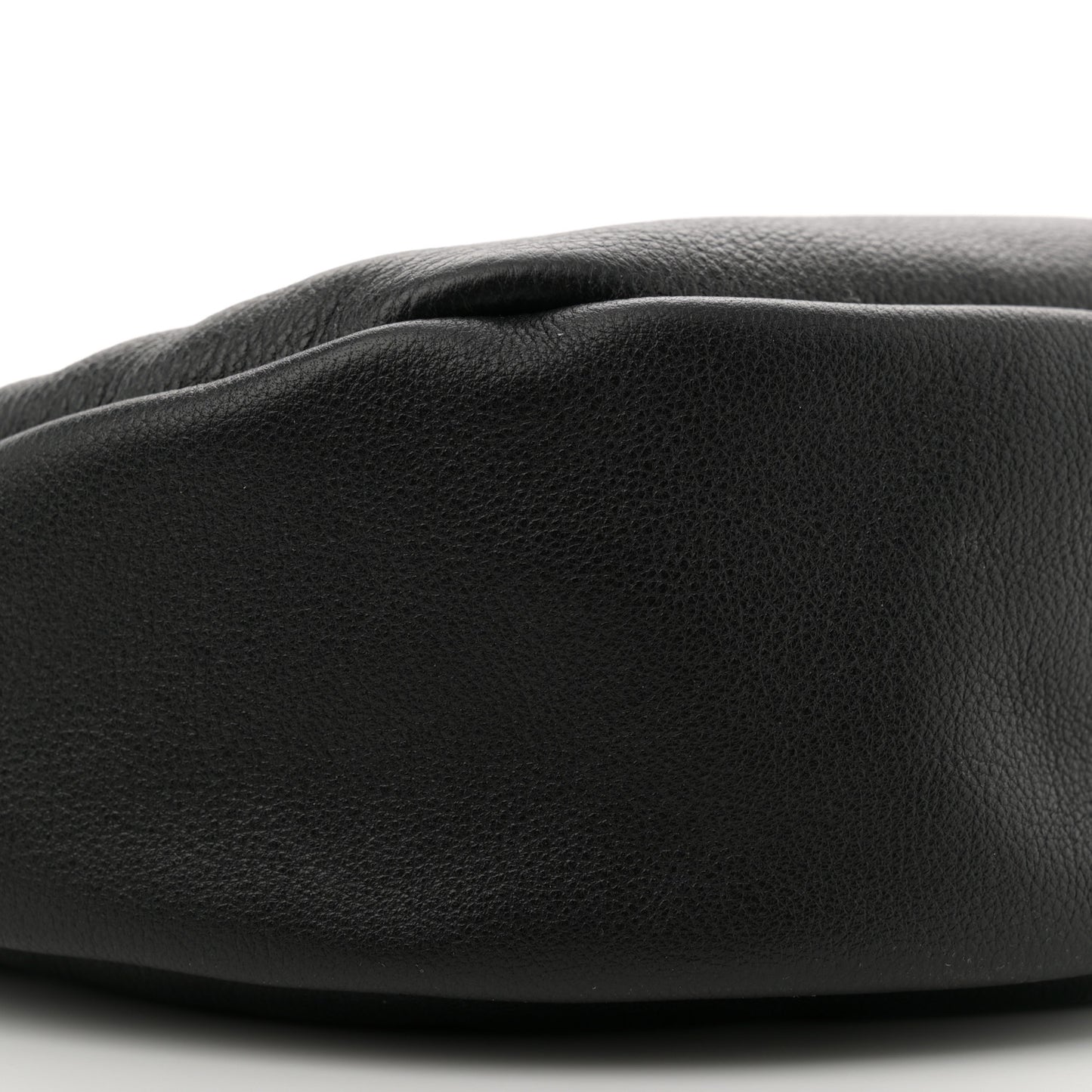 Soft Calfskin Moon Sling Bag Black