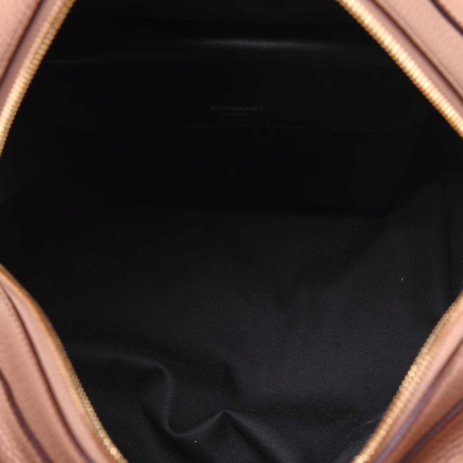 Burberry Grainy Calfskin Large Cube Bowling Bag Dark Sand 6 of 16