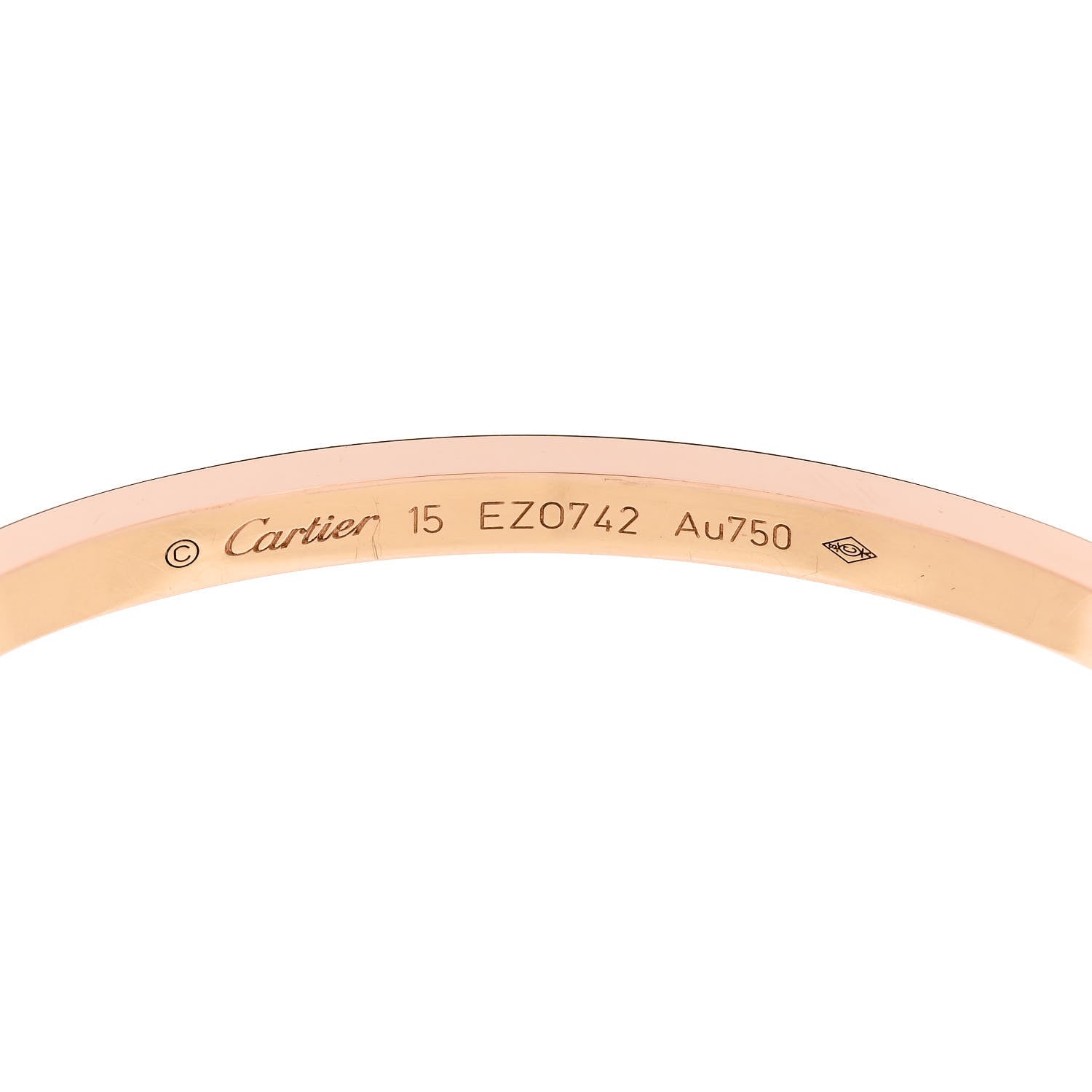 Cartier 18K Pink Gold Small LOVE Bracelet 15 4 of 7