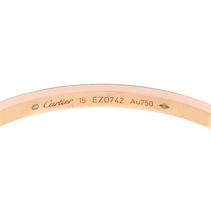 Cartier 18K Pink Gold Small LOVE Bracelet 15 4 of 7