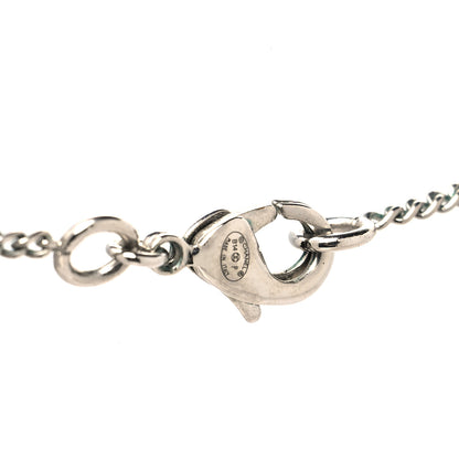 Chanel Baguette Crystal Pearl CC Lariat Necklace Silver 4 of 6