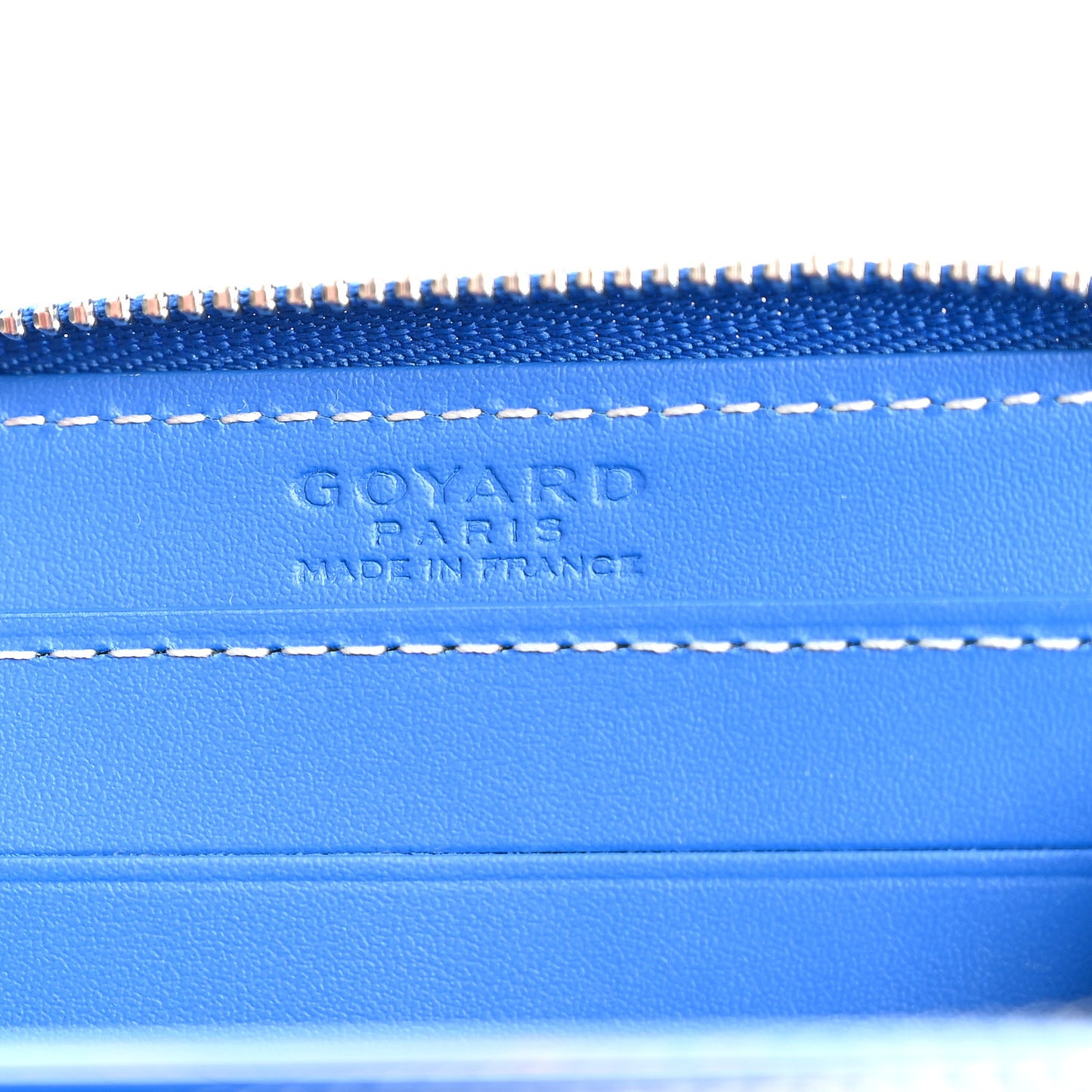Goyardine Matignon PM Wallet Blue
