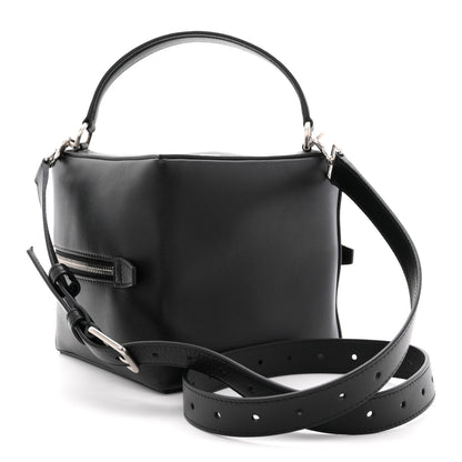 Balenciaga Dolly Calfskin 4X4 Shoulder Bag Black White 3 of 10