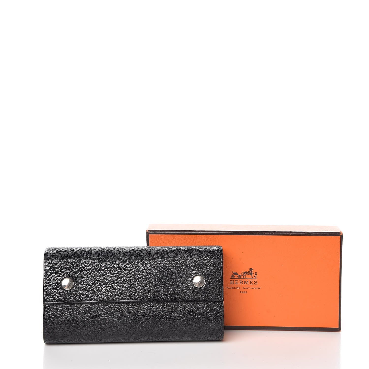 Hermes Chevre Mysore Roll Notebook Black 9 of 9