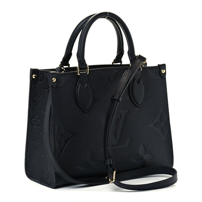 Louis Vuitton Empreinte Monogram Giant Onthego PM Black 3 of 12