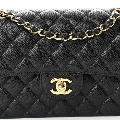 Chanel Caviar Quilted Small Double Flap Black 8 of 10
