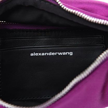 Alexander Wang Satin Attica Mini Belt Bag Purple 5 of 7