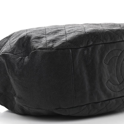 Chanel Caviar Quilted Simply CC Hobo Black 8 of 9