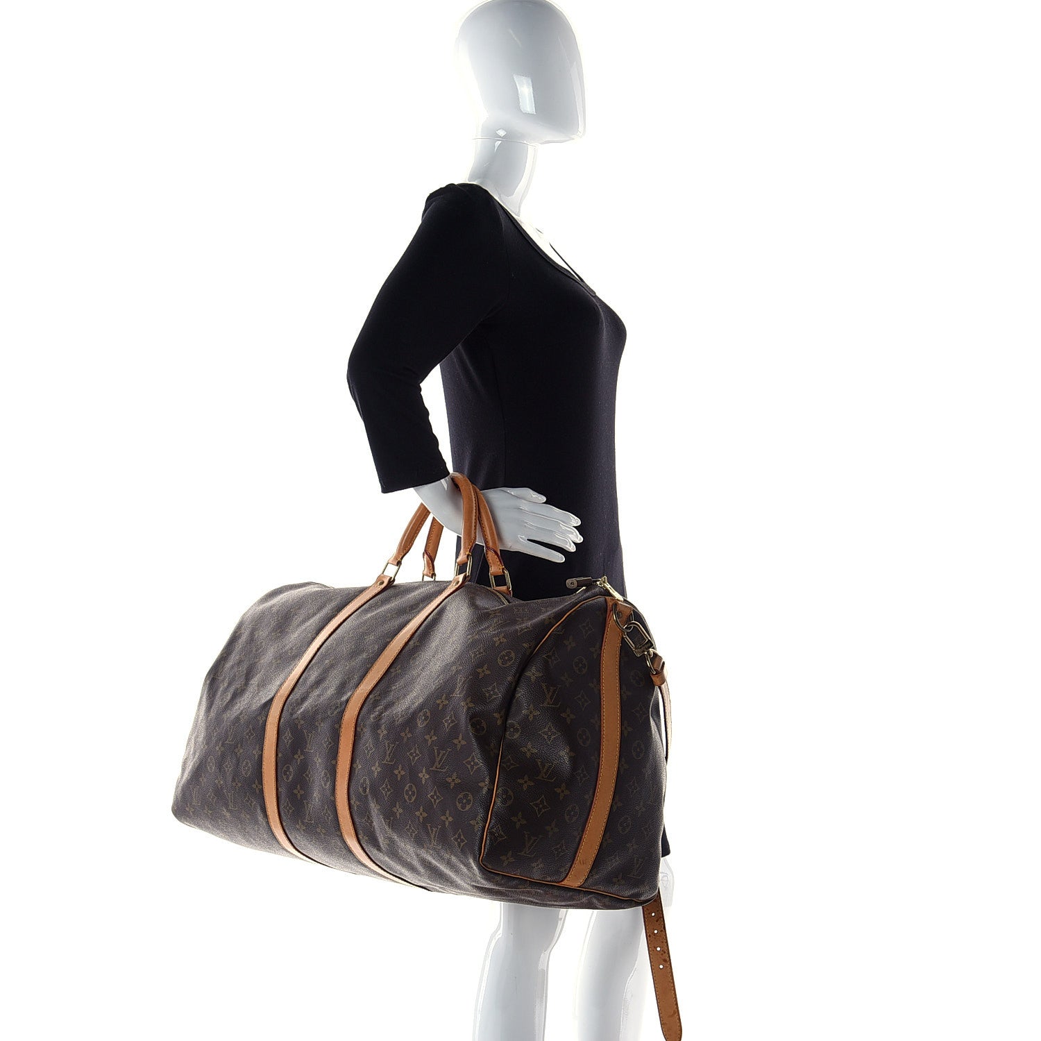 Louis Vuitton Monogram Keepall Bandouliere 60 3 of 19