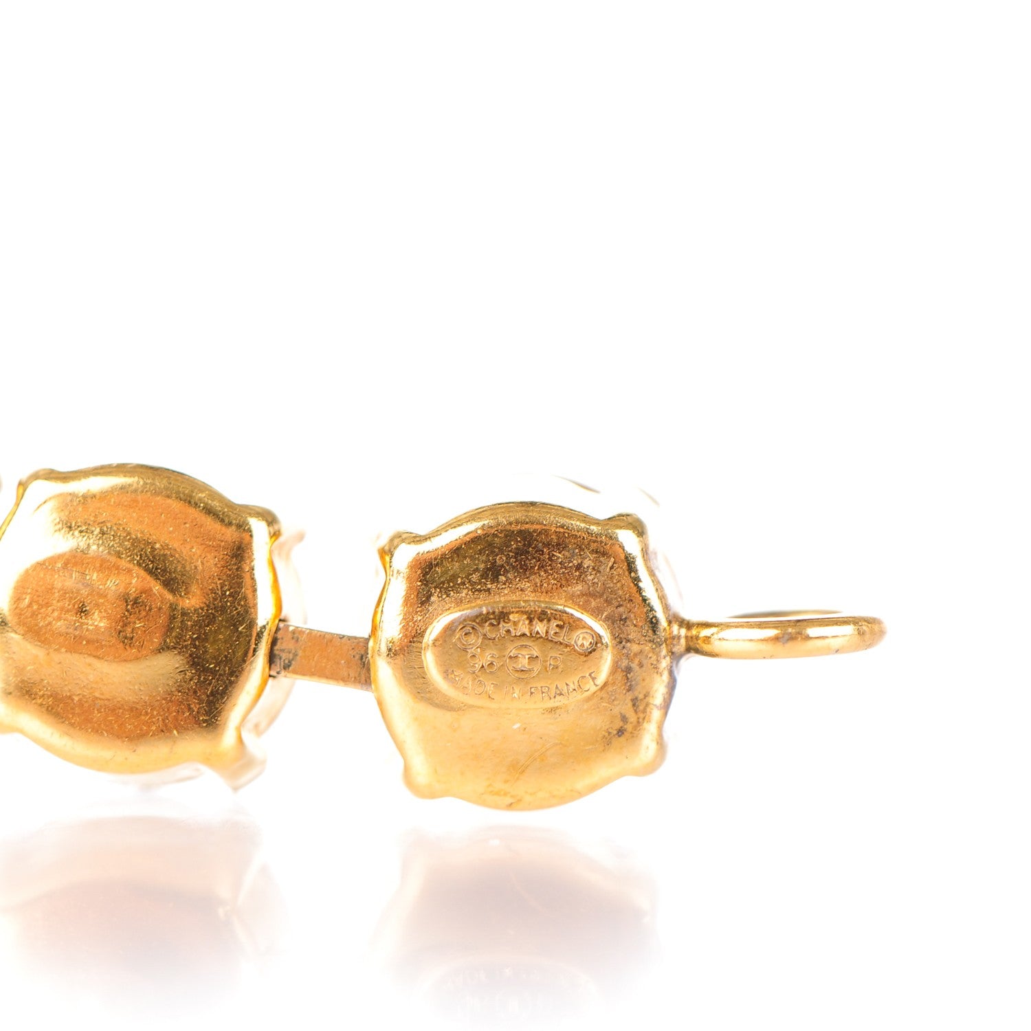 Chanel Crystal CC Bracelet Gold 4 of 4
