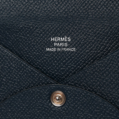 Hermes Epsom Calvi Card Case Vert Cypress 6 of 7