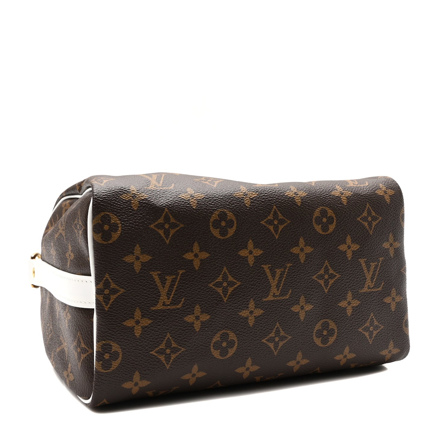 Monogram LV Match Speedy Bandouliere 25 White