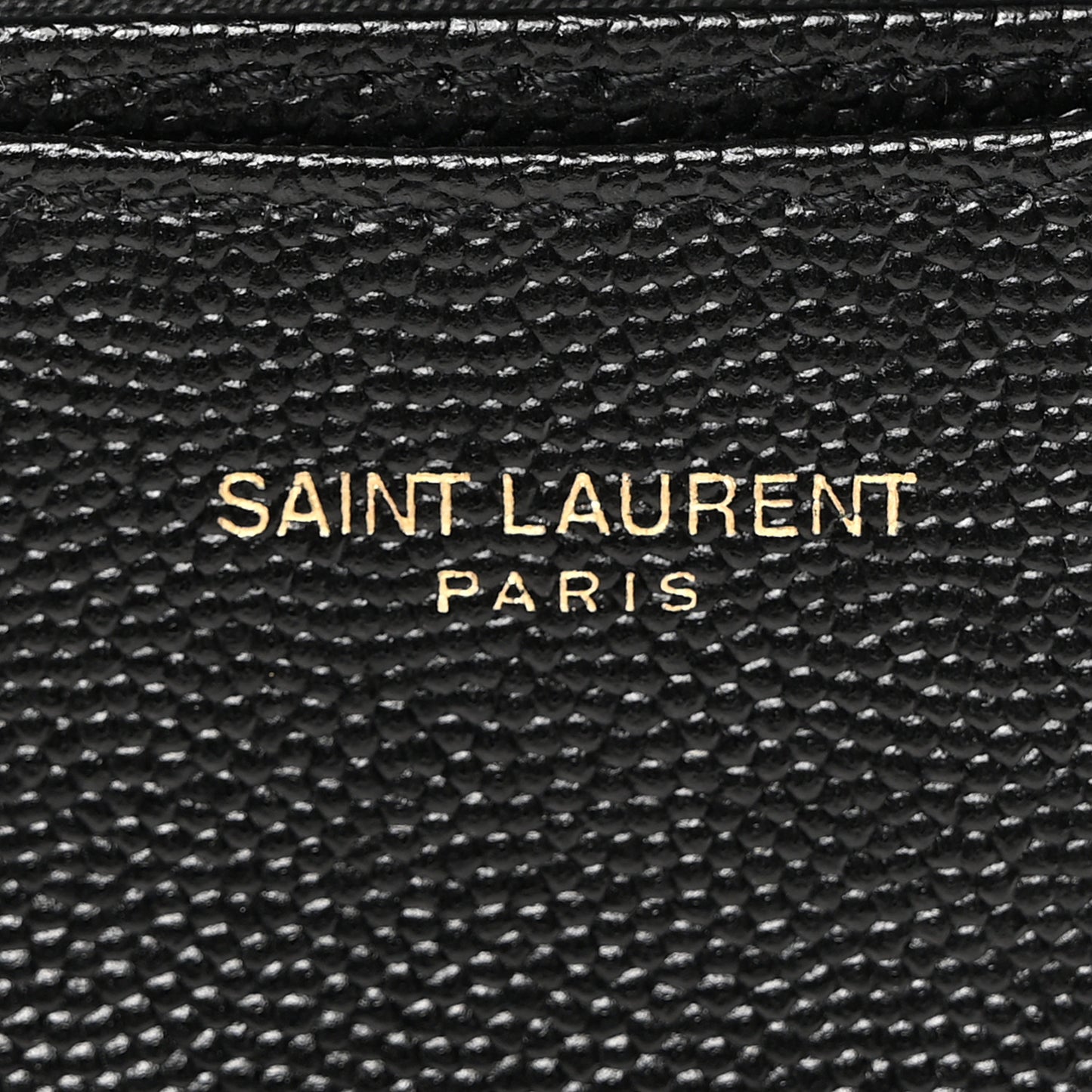 Grain De Poudre Matelasse Chevron Monogram Flap Card Case Black