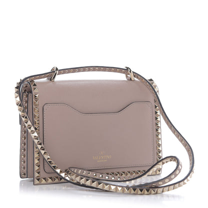 Valentino Garavani Vitello Small Rockstud No Limit Shoulder Bag Poudre 3 of 8