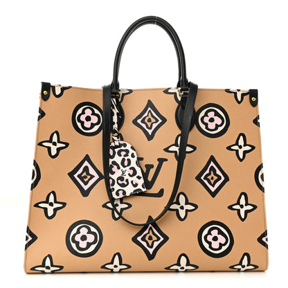Louis Vuitton Monogram Giant Wild At Heart Onthego GM Arizona 1 of 9
