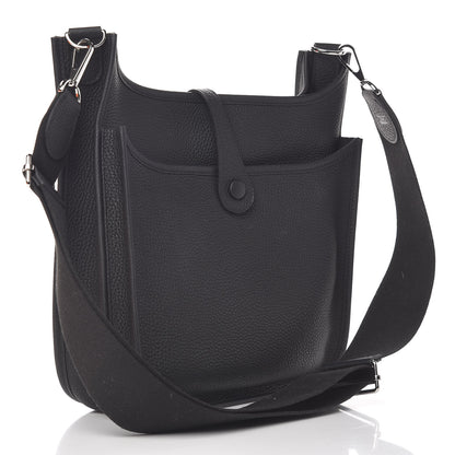 Hermes Taurillon Clemence Evelyne III PM Black 3 of 13