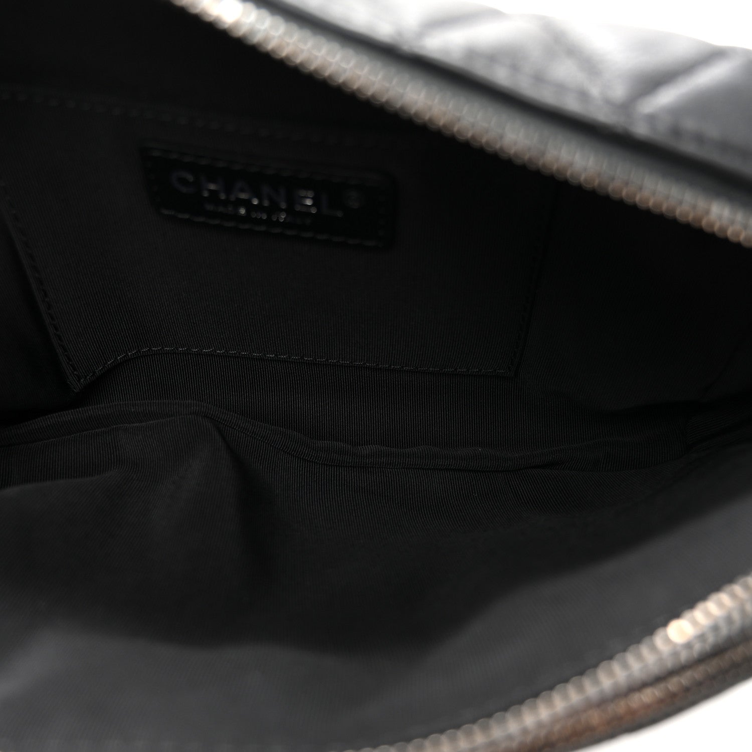 Chanel Calfskin Quilted Waist Bag Black 5 of 10