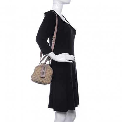 Gucci Monogram Vintage Web Small Boston Lilac 2 of 10