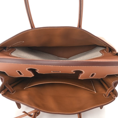 Hermes Togo Swift Canvas 3 in 1 Birkin 30 Gold 9 of 16