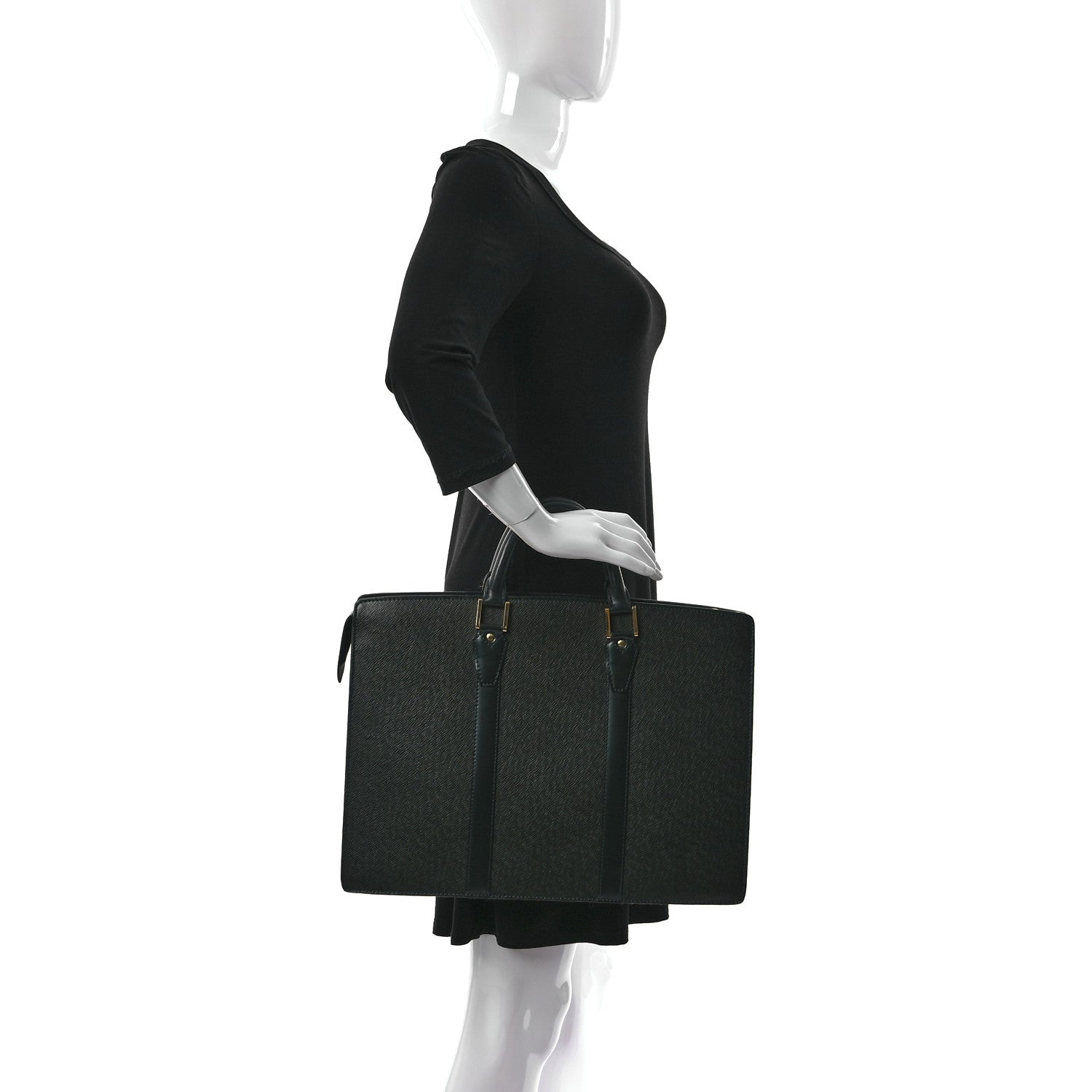 Louis Vuitton Taiga Lozan Briefcase Epicea 2 of 13