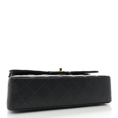Chanel Caviar Quilted Medium Double Flap Black 4 of 11