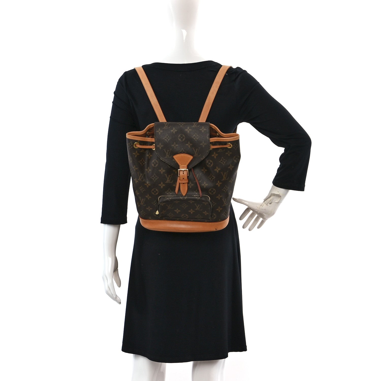 Louis Vuitton Monogram Montsouris MM Backpack 2 of 9