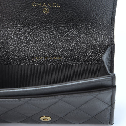 Chanel Metallic Calfskin Quilted Reissue Flap Card Holder Grey 8 of 10