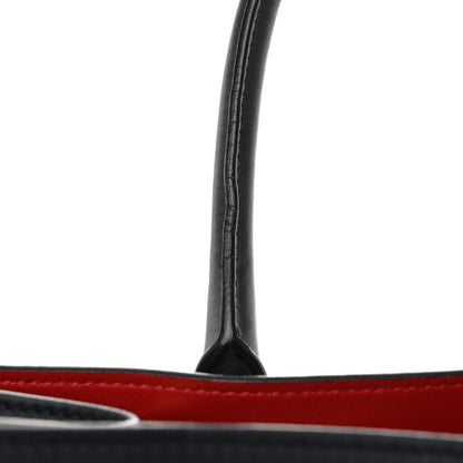 Salvatore Ferragamo Calfskin Whitney Tote Navy 14 of 18