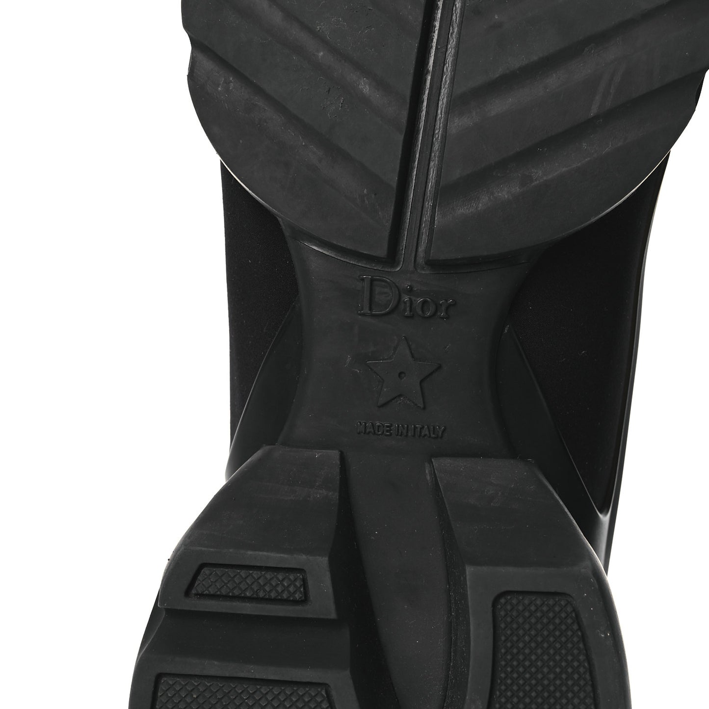 Neoprene Rubber Womens D-Connect Sneakers 37.5 Black