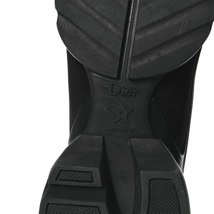 Christian Dior Neoprene Rubber Womens D-Connect Sneakers 37.5 Black 8 of 15