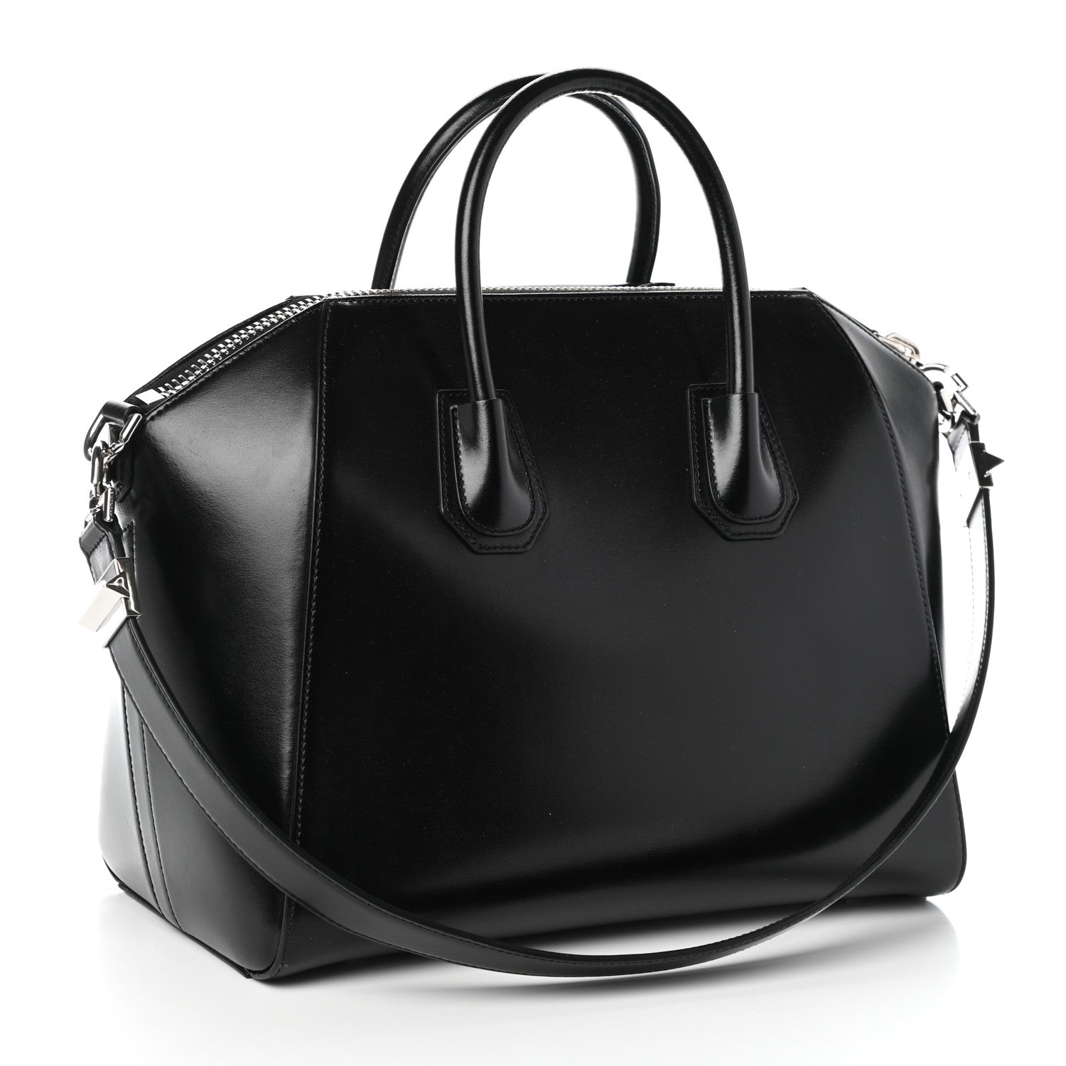 Givenchy Shiny Lord Calfskin Medium Antigona Black 3 of 9
