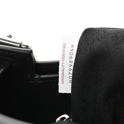 Bottega Veneta Textured Calfskin Messenger Crossbody Bag Black 8 of 10