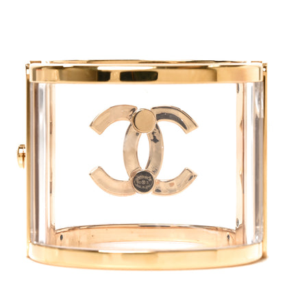 Chanel Resin CC Cuff Gold 3 of 4