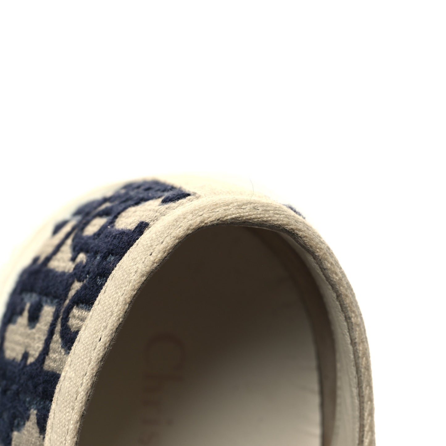 Canvas Oblique Walk'N'Dior Low Top Sneakers 40 Deep Blue