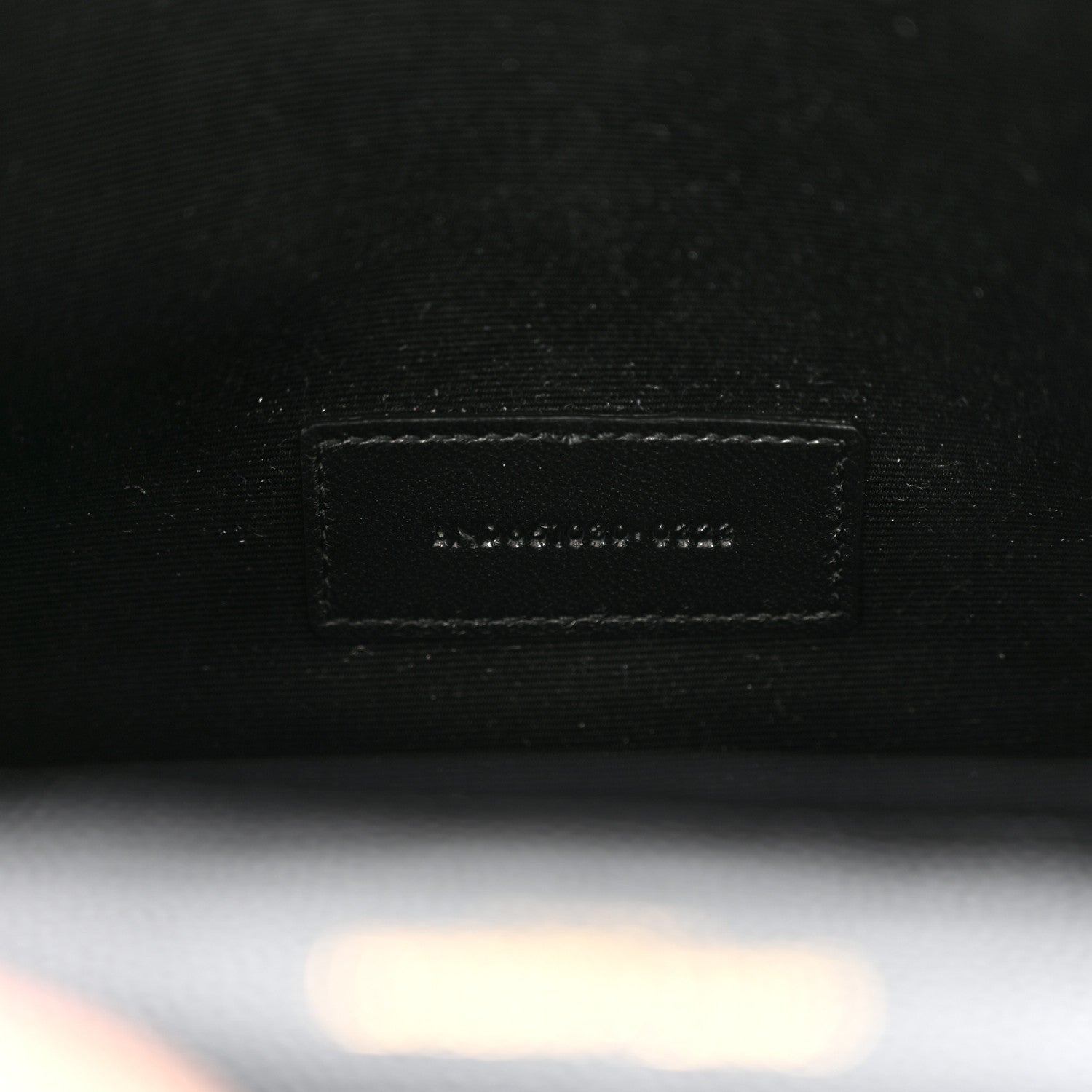 Saint Laurent Grain De Poudre Textured Mixed Matelasse Triquilt Monogram Clutch Black 7 of 8