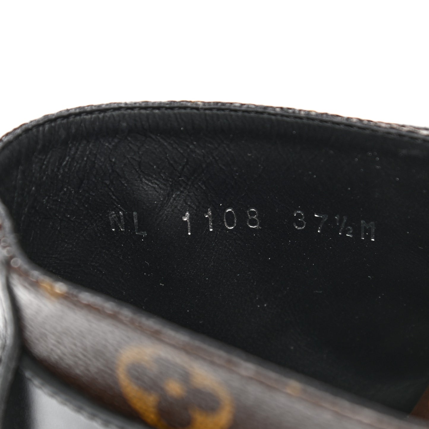 Calfskin Monogram Wonderland Flat Ranger Boots 37.5 Black