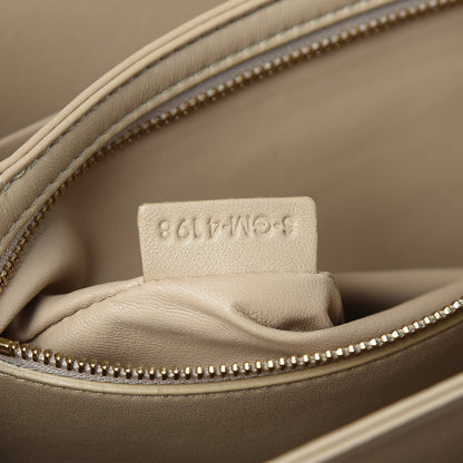 Celine Shiny Calfskin Large Triomphe Nude 9 of 14