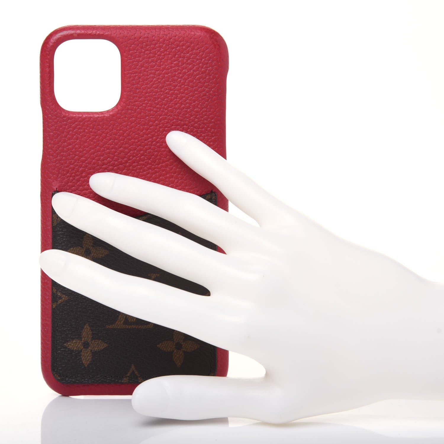 Louis Vuitton Calfskin Monogram iPhone 11 Pro Max Bumper Scarlet 2 of 16