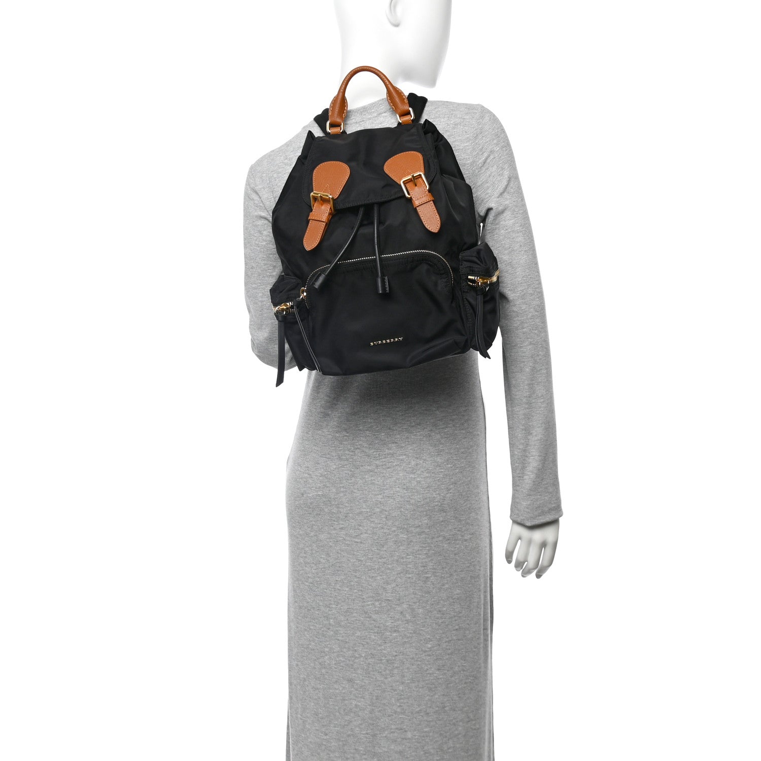 Burberry Nylon Medium Rucksack Backpack Black 2 of 10