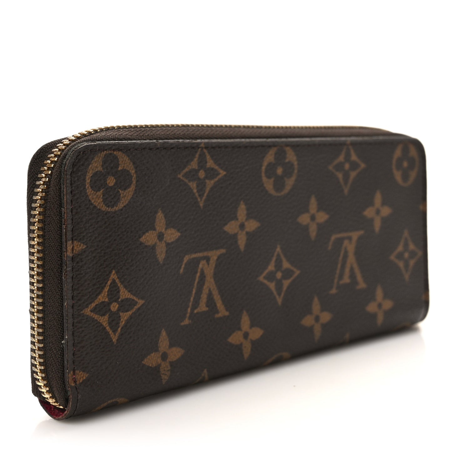 Monogram Clemence Wallet Fuchsia