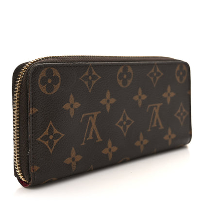 Louis Vuitton Monogram Clemence Wallet Fuchsia 3 of 9