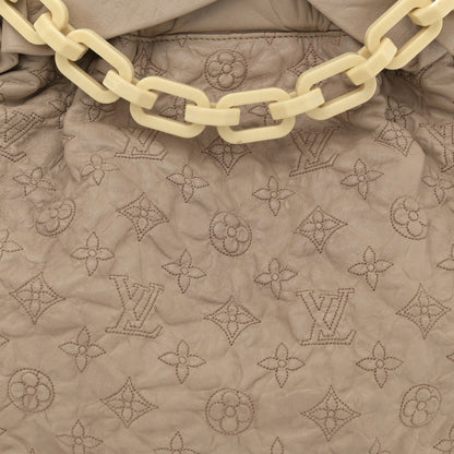 Louis Vuitton Lambskin Olympe Stratus GM Beige 7 of 17