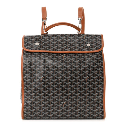 Goyard Goyardine Saint Leger Soft Briefcase Backpack Black Gold 1 of 9