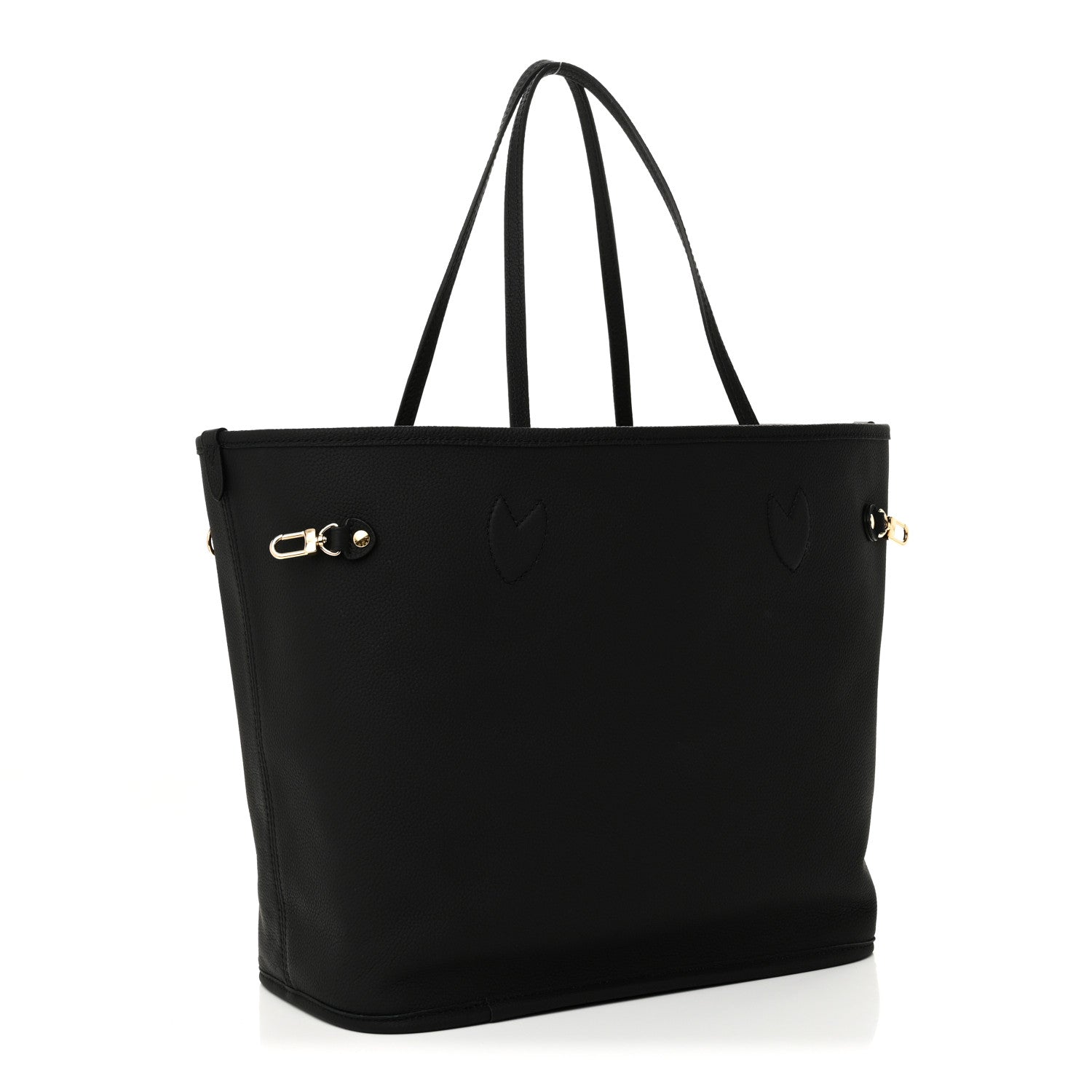 Louis Vuitton Monogram Calfskin Neo Neverfull Inside Out MM Black 7 of 17