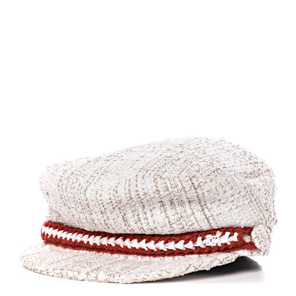 Chanel Wool Cap Hat S Ivory 1 of 7
