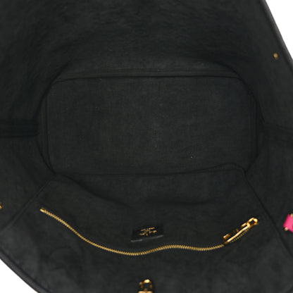 Louis Vuitton Empreinte Spring In The City Neverfull MM Black White Pink 6 of 9