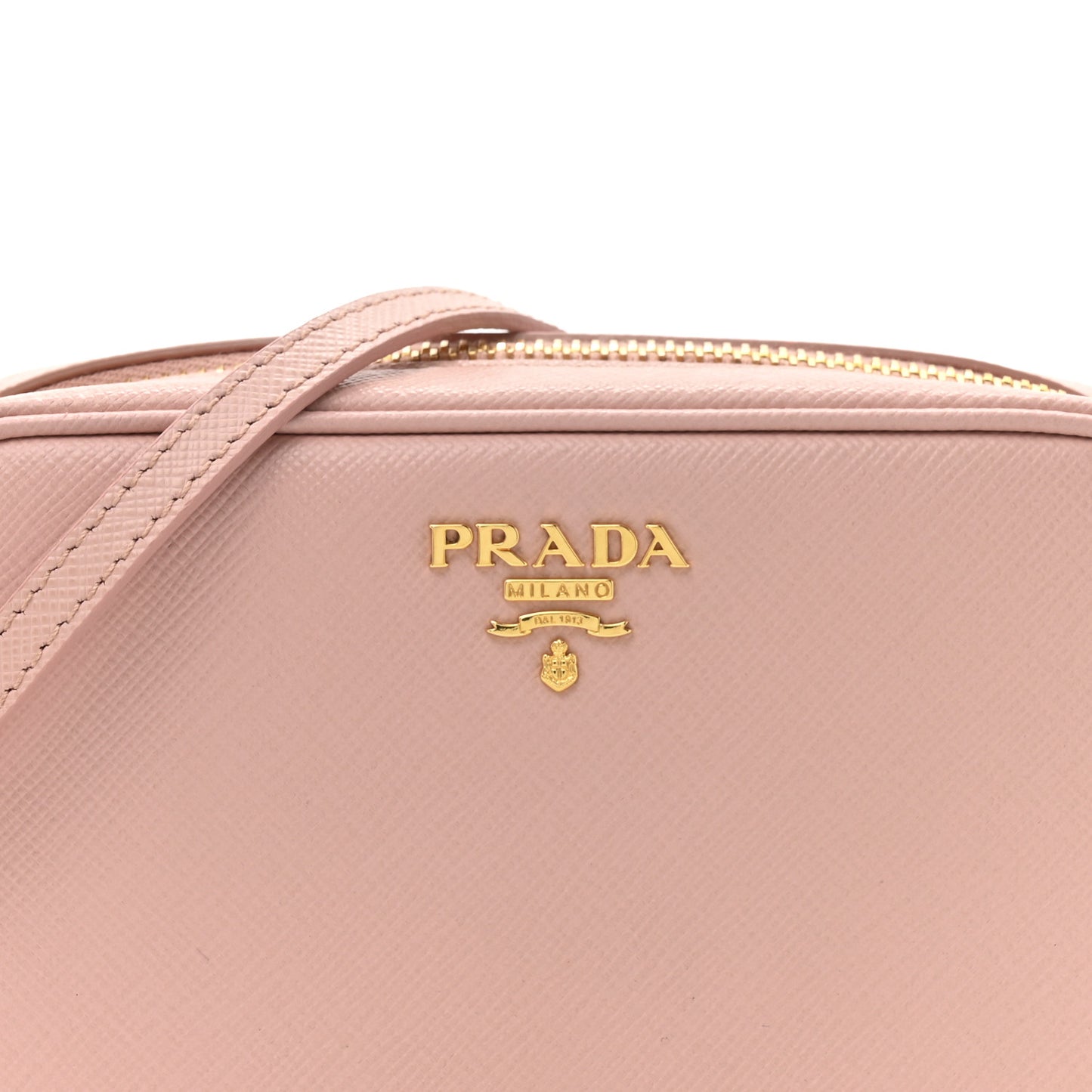 Saffiano Lux Mini Camera Crossbody Bag Orchidea