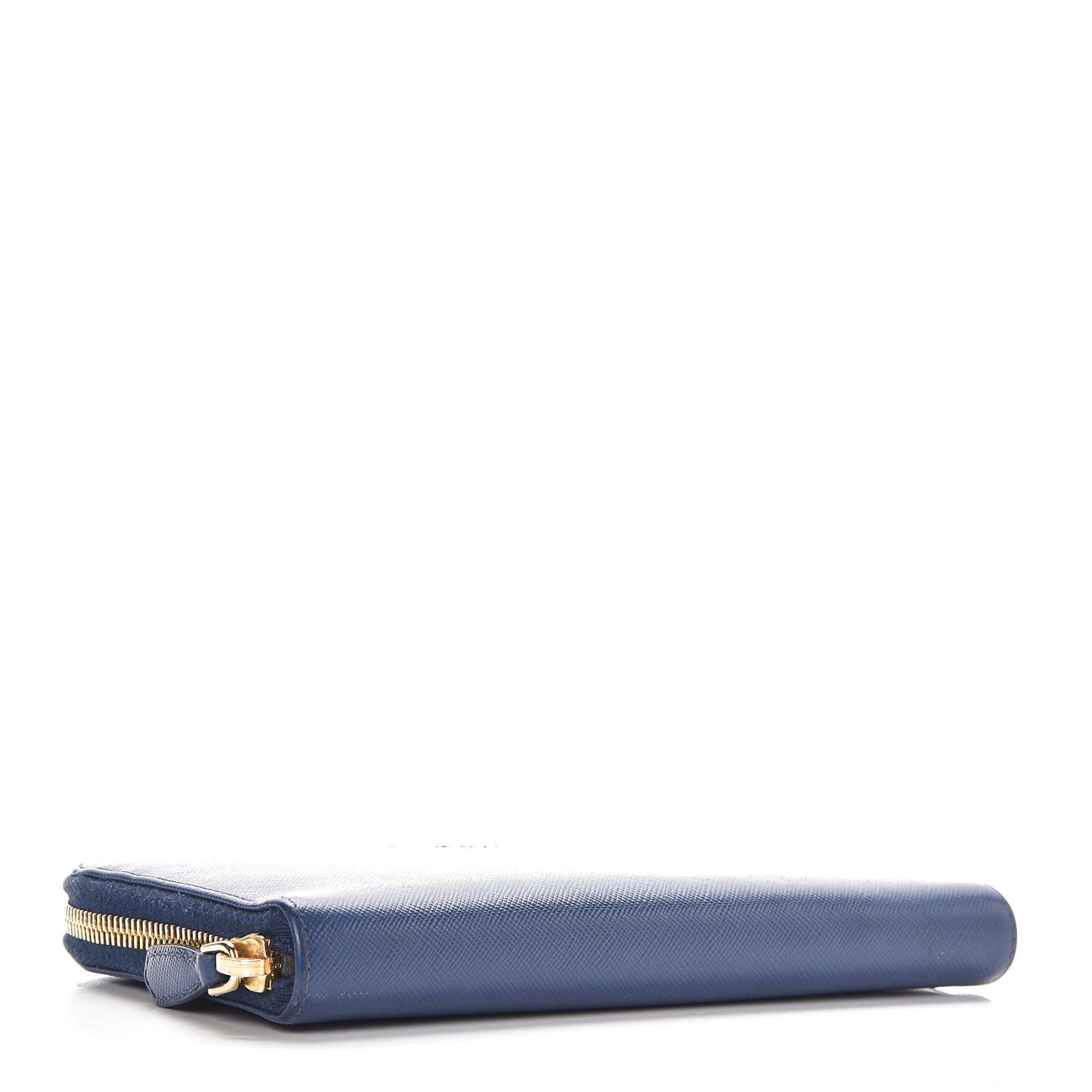 Saffiano Metal Zip Around Wallet Bleuette