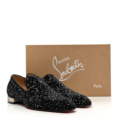Christian Louboutin Velours Mens Colonnaki Snow Star Flat Loafers 43.5 Black 8 of 8